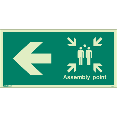 Assembly Point Left Arrow