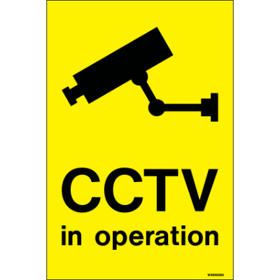 CCTV in Operation White Rigid PVC