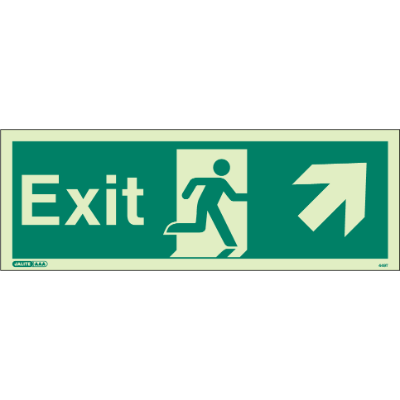 Exit Up Right Arrow