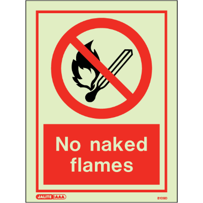 No Naked Flames