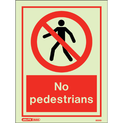 No Pedestrians