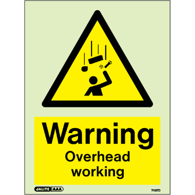 Warning Overhead Working