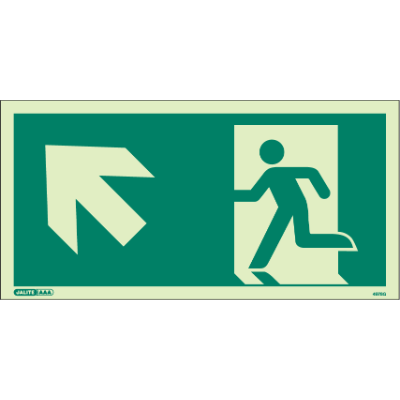 Way Guidance Up Left Arrow