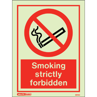 Smoking Strictly Forbidden