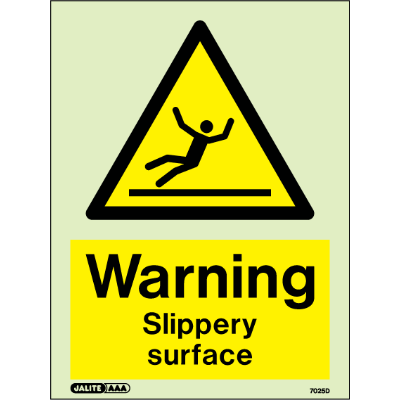 Warning Slippery Surface