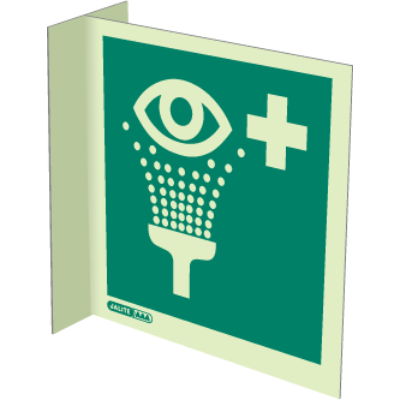Emergency Eye Wash Wall Mounted Double Sided