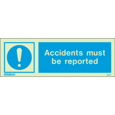 Accidents Must Be Reported