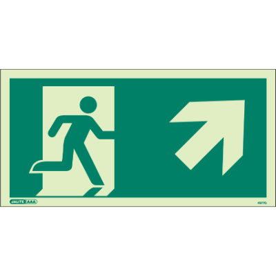 Way Guidance Up Right Arrow